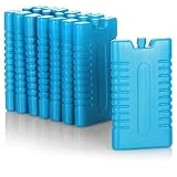 com-four® 8X Kühlakku für Kühltasche - Kühlelemente für Kühlbox - Kühlakkus für Haushalt und Freizeit - 220 ml (blau)