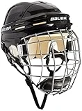 BAUER - Eishockey Helm Combo mit Gitter 4500 I Junior & Senior I Schutzhelm für Eishockeyspieler I inkl. integriertem Profil-Gitter & Kinnschutz I robust & stabil I Eishockeyzubehör I zertifiziert
